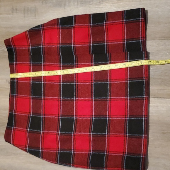 Talbots Wrap Skirt Women Size 4P Red - Picture 8 of 8